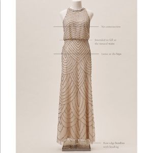 BHLDN Adrianna Papell Madigan Dress, worn once!